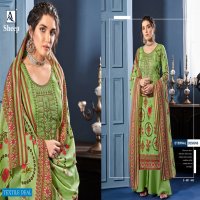 Alok Sheep Wholesale Swaroski And Diamond Work Dress Material