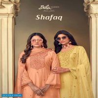 Bela Shafaq Wholesale Resham Muslin Casual Salwar Suits