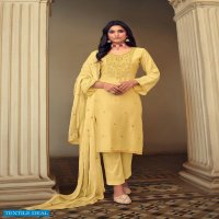 Bela Shafaq Wholesale Resham Muslin Casual Salwar Suits
