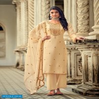 Bela Shafaq Wholesale Resham Muslin Casual Salwar Suits