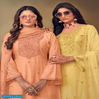 Bela Shafaq Wholesale Resham Muslin Casual Salwar Suits