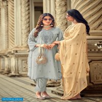 Bela Shafaq Wholesale Resham Muslin Casual Salwar Suits
