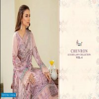 SHREE FABS CHEVRON LUXURY LAWN VOL 4 COTTON PAKISTANI DRESSES