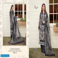 SHREE FABS CHEVRON LUXURY LAWN VOL 4 COTTON PAKISTANI DRESSES