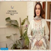 SHREE FABS CHEVRON LUXURY LAWN VOL 4 COTTON PAKISTANI DRESSES