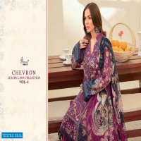 SHREE FABS CHEVRON LUXURY LAWN VOL 4 COTTON PAKISTANI DRESSES