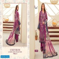 SHREE FABS CHEVRON LUXURY LAWN VOL 4 COTTON PAKISTANI DRESSES