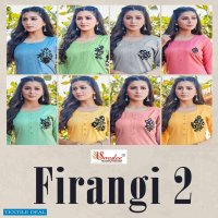 Smylee Firangi Vol-2 Wholesale Reyon With Diamond Work Kurtis