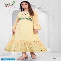 Kanha Kulfi Wholesale Fancy Designer Long Kurtis
