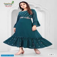 Kanha Kulfi Wholesale Fancy Designer Long Kurtis