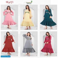 Kanha Kulfi Wholesale Fancy Designer Long Kurtis