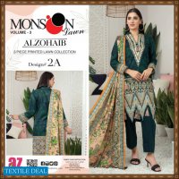 Al Zohaib Monsoon Lawn Vol-3 Wholesale Pakistani Original Suits