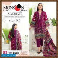 Al Zohaib Monsoon Lawn Vol-3 Wholesale Pakistani Original Suits