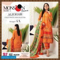 Al Zohaib Monsoon Lawn Vol-3 Wholesale Pakistani Original Suits