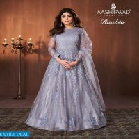 RAABTA BY AASHIRWAD FREE SIZE READYMADE ANARKALI LONG DRESSES