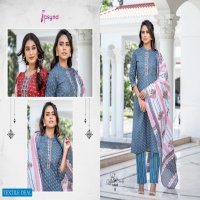 PSYNA COTTON CANDY PRINTED KURTI WITH BOTTOM & DUPATTA