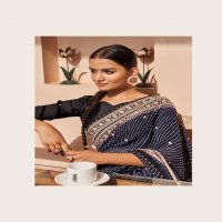 KASHVI CREATION JHOOMAR GEORGETTE INNOVATIVE LEHARIYA PRINT SAREE CATALOG
