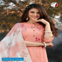 Anju Cotton Crush Wholesale Kurti With Pant And Dupatta