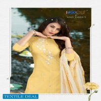 Anju Cotton Crush Wholesale Kurti With Pant And Dupatta