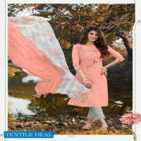 Anju Cotton Crush Wholesale Kurti With Pant And Dupatta