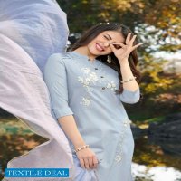 Anju Cotton Crush Wholesale Kurti With Pant And Dupatta