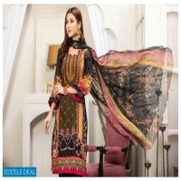 Aone Marjan Embroidered Lawn With Chiffon Dupatta Pakistani Suits