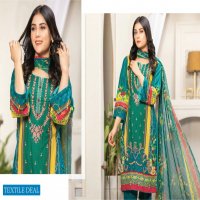 Aone Marjan Embroidered Lawn With Chiffon Dupatta Pakistani Suits