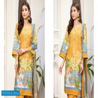Aone Marjan Embroidered Lawn With Chiffon Dupatta Pakistani Suits