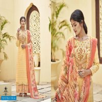 Dhriti Hinaz Wholesale Pure Cotton Embroidery Work Dress Material