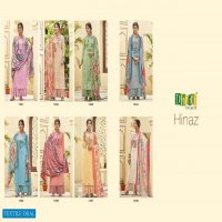 Dhriti Hinaz Wholesale Pure Cotton Embroidery Work Dress Material