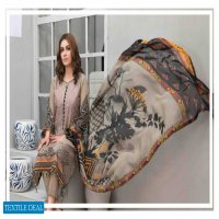 Tawakkal Roshanay Digital Printed Embroidered Lawn Schiffli Chiffon Dupatta