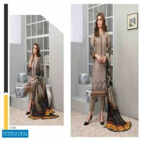 Tawakkal Roshanay Digital Printed Embroidered Lawn Schiffli Chiffon Dupatta