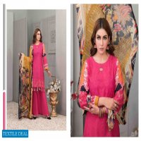 Tawakkal Roshanay Digital Printed Embroidered Lawn Schiffli Chiffon Dupatta