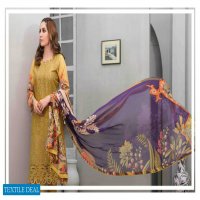 Tawakkal Roshanay Digital Printed Embroidered Lawn Schiffli Chiffon Dupatta