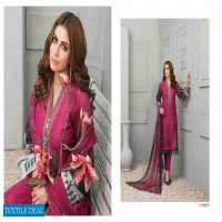 Tawakkal Roshanay Digital Printed Embroidered Lawn Schiffli Chiffon Dupatta