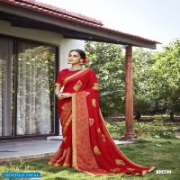 LILI FLORA BY VALLABHI BRASSO PRINTED DESIGNER SAREES
