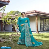 LILI FLORA BY VALLABHI BRASSO PRINTED DESIGNER SAREES