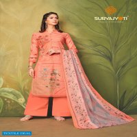 Suryajyoti Meenaz Vol-4 Wholesale Pure Cotton Lawn Dress Material
