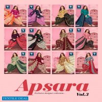 SSS Apsara Vol-3 Wholesale Cotton Printed Dress Material
