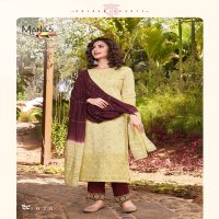 MANAS LUCKNOWI VOL 5 READYMADE 3 PCS KURTI PANT WIT DUPATTA SET