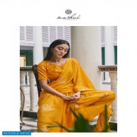 Kashvi Dori Wholesale Satin Patta Lehariya Print With Swaroski Pallu And Foil Blouse Sarees