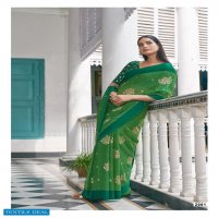 Kashvi Dori Wholesale Satin Patta Lehariya Print With Swaroski Pallu And Foil Blouse Sarees