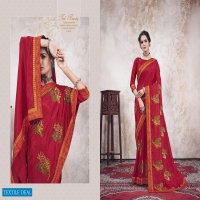 YNF PEACOCK SWAROVSKI WHOLESALE SILK INDIAN SAREES