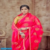 YNF CRYSTAL SEQUENCE WHOLESALE CHIFFON FABRICS SAREES