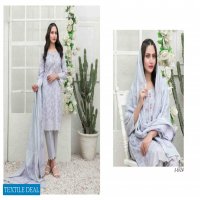 LAMIS SCHIFLLI EMBROIDERD DIGITAL PRINTED LAWN COLLECTION by TAWAKKAL FABRICS