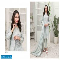 LAMIS SCHIFLLI EMBROIDERD DIGITAL PRINTED LAWN COLLECTION by TAWAKKAL FABRICS