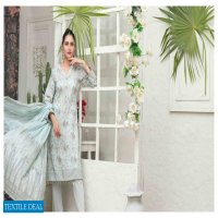 LAMIS SCHIFLLI EMBROIDERD DIGITAL PRINTED LAWN COLLECTION by TAWAKKAL FABRICS