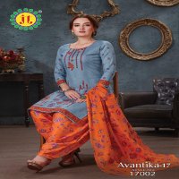 JT Avantika Vol-17 Wholesale Patiyala Special Cotton Printed Dress Material