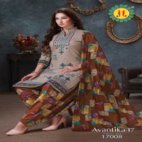 JT Avantika Vol-17 Wholesale Patiyala Special Cotton Printed Dress Material