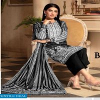Nafisa Black And White Vol-4 Wholesale Karachi Print Dress Material